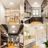 image2Pack Battery Operated Motion Sensor LED Ceiling Light 72inch Flush Mount Light Fixture 6000K Wireless Motion Activated Ceiling Lamp in 400LM for Closet Pantry Laundry StairBattery Not Included3000K Warm White