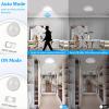 image2Pack Battery Operated Motion Sensor LED Ceiling Light 72inch Flush Mount Light Fixture 6000K Wireless Motion Activated Ceiling Lamp in 400LM for Closet Pantry Laundry StairBattery Not Included6000K Cool White