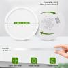 imageBlack LED Flush Mount Ceiling Light Fixture 100W Equivalent Dimmable Modern Recessed Ceiling Lamp 5000K Daylight White 15W 1200Lm 7 Inch Thin Flat Ceiling Light for Closet Kitchen Hallway 1PackWhite