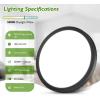 imageBlack LED Flush Mount Ceiling Light Fixture 100W Equivalent Dimmable Modern Recessed Ceiling Lamp 5000K Daylight White 15W 1200Lm 7 Inch Thin Flat Ceiling Light for Closet Kitchen Hallway 1PackBlack