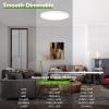 imageBlack LED Flush Mount Ceiling Light Fixture 100W Equivalent Dimmable Modern Recessed Ceiling Lamp 5000K Daylight White 15W 1200Lm 7 Inch Thin Flat Ceiling Light for Closet Kitchen Hallway 1PackWhite