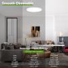 imageBlack LED Flush Mount Ceiling Light Fixture 100W Equivalent Dimmable Modern Recessed Ceiling Lamp 5000K Daylight White 15W 1200Lm 7 Inch Thin Flat Ceiling Light for Closet Kitchen Hallway 1PackWhite