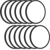imageBrightever 12 Inch Black LED Flush Mount Ceiling Lights 28W 3200LM Ultra Thin 067 Inch Close to Ceiling Light Fixtures 5000K Daylight Dimmable Flat Ceiling Lamp for Dining Room Garage 6 PacksBlack