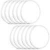 imageBrightever 12 Inch Black LED Flush Mount Ceiling Lights 28W 3200LM Ultra Thin 067 Inch Close to Ceiling Light Fixtures 5000K Daylight Dimmable Flat Ceiling Lamp for Dining Room Garage 6 PacksWhite
