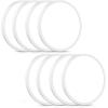 imageBrightever 12 Inch Black LED Flush Mount Ceiling Lights 28W 3200LM Ultra Thin 067 Inch Close to Ceiling Light Fixtures 5000K Daylight Dimmable Flat Ceiling Lamp for Dining Room Garage 6 PacksWhite