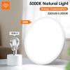 imageBrightever 12 Inch Black LED Flush Mount Ceiling Lights 28W 3200LM Ultra Thin 067 Inch Close to Ceiling Light Fixtures 5000K Daylight Dimmable Flat Ceiling Lamp for Dining Room Garage 6 PacksWhite