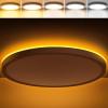 imageBrightever 12 Inch LED Flush Mount Ceiling Light Fixture with Night Light 24W 2400LM Modern Ceiling Light 2700K3000K4000K5000K6500K Selectable amp Dimmable Ceiling Lamp for Bedroom Black 1 PackWhite