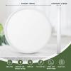 imageBrightever 12 Inch LED Flush Mount Ceiling Light Fixture with Night Light 24W 2400LM Modern Ceiling Light 2700K3000K4000K5000K6500K Selectable amp Dimmable Ceiling Lamp for Bedroom Black 1 PackWhite