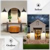 imageBrightever 13W A19 LED Bulbs 1500LM Daylight White 100W Equivalent with Farmhouse Outdoor Barn Lights