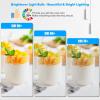 imageBrightever 13W A19 LED Bulbs 1500LM Daylight White 100W Equivalent with Farmhouse Outdoor Barn Lights