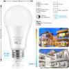 imageBrightever 13W A19 LED Bulbs 1500LM Daylight White 100W Equivalent with Farmhouse Outdoor Barn Lights