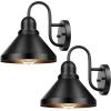 imageBrightever 13W A19 LED Bulbs 1500LM Daylight White 100W Equivalent with Farmhouse Outdoor Barn Lights