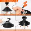 imageBrightever 2Pack Industrial Semi Flush Mount Ceiling Lights Matte Black Farmhouse Light Fixtures Close to Ceiling Lights for Kitchen Laundry Room Entryway Hallway E26 Base Bulb not Included