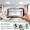 imageBrightever 2Pack LED Flush Mount Ceiling Light Black 5000K Daylight White 9 Inch 2200LM Modern Ceiling Light Fixture 180W Equivalent 067 Inch Thickness LED Ceiling Lamps for Hallway NonDimmableWhite