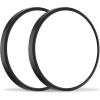 imageBrightever 2Pack LED Flush Mount Ceiling Light Black 5000K Daylight White 9 Inch 2200LM Modern Ceiling Light Fixture 180W Equivalent 067 Inch Thickness LED Ceiling Lamps for Hallway NonDimmableBlack