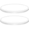 imageBrightever 2Pack LED Flush Mount Ceiling Light Black 5000K Daylight White 9 Inch 2200LM Modern Ceiling Light Fixture 180W Equivalent 067 Inch Thickness LED Ceiling Lamps for Hallway NonDimmableWhite