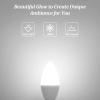 imageBrightever Candelabra 40W Equivalent LED Light Bulbs 4W Candle Light Bulbs with Small E12 Base Daylight White 5000K Ceiling Fan Lightbulbs Type B Bulb for Wall Sconces NonDimmable Pack of 65000k Daylight White
