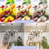 imageBrightever Candelabra 40W Equivalent LED Light Bulbs 4W Candle Light Bulbs with Small E12 Base Daylight White 5000K Ceiling Fan Lightbulbs Type B Bulb for Wall Sconces NonDimmable Pack of 64000k Natural White