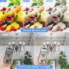 imageBrightever Candelabra 40W Equivalent LED Light Bulbs 4W Candle Light Bulbs with Small E12 Base Daylight White 5000K Ceiling Fan Lightbulbs Type B Bulb for Wall Sconces NonDimmable Pack of 65000k Daylight White