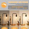 imageBrightever Dimmable Amber Light Bulbs 60 Watt Equivalent 2200K Warm Light Vintage LED Edison Bulbs 850LM 90CRI 7W ST58 E26 LED Bulb Clear Glass Antique Decorative Lights Bulb for Room 6Pack2700k Warm White