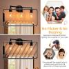 imageBrightever Dimmable Amber Light Bulbs 60 Watt Equivalent 2200K Warm Light Vintage LED Edison Bulbs 850LM 90CRI 7W ST58 E26 LED Bulb Clear Glass Antique Decorative Lights Bulb for Room 6Pack2200k Amber White