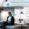 imageBrightever Dimmable Amber Light Bulbs 60 Watt Equivalent 2200K Warm Light Vintage LED Edison Bulbs 850LM 90CRI 7W ST58 E26 LED Bulb Clear Glass Antique Decorative Lights Bulb for Room 6Pack5000k Daylight White