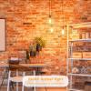 imageBrightever Dimmable Amber Light Bulbs 60 Watt Equivalent 2200K Warm Light Vintage LED Edison Bulbs 850LM 90CRI 7W ST58 E26 LED Bulb Clear Glass Antique Decorative Lights Bulb for Room 6Pack2200k Amber White