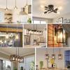 imageBrightever Dimmable Amber Light Bulbs 60 Watt Equivalent 2200K Warm Light Vintage LED Edison Bulbs 850LM 90CRI 7W ST58 E26 LED Bulb Clear Glass Antique Decorative Lights Bulb for Room 6Pack2700k Warm White