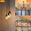 imageBrightever Vintage Incandescent Light Bulbs 40Watt B10 380 Lumens Clear Dimmable E12 Edison Candelabra Lightbulbs Decorative Candle Bulbs for Chandeliers Ceiling Fan 2500K Warm White 12PackAntique