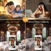 imageBrightever Vintage Incandescent Light Bulbs 40Watt B10 380 Lumens Clear Dimmable E12 Edison Candelabra Lightbulbs Decorative Candle Bulbs for Chandeliers Ceiling Fan 2500K Warm White 12PackAntique