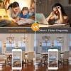 imageBrightever Vintage Incandescent Light Bulbs 40Watt B10 380 Lumens Clear Dimmable E12 Edison Candelabra Lightbulbs Decorative Candle Bulbs for Chandeliers Ceiling Fan 2500K Warm White 12PackTraditional