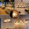 imageBrightever Vintage Incandescent Light Bulbs 40Watt B10 380 Lumens Clear Dimmable E12 Edison Candelabra Lightbulbs Decorative Candle Bulbs for Chandeliers Ceiling Fan 2500K Warm White 12PackTraditional