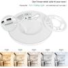 imageBrightever Walnut Wood LED Flush Mount Ceiling Light 12 Inch 24W 3200LM Close to Ceiling Light Fixtures Dimmable amp 2700K6500K 5 Color Selectable Light Fixtures Ceiling Mount 1 Pack5CCTWhite