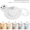 imageBrightever Walnut Wood LED Flush Mount Ceiling Light 12 Inch 24W 3200LM Close to Ceiling Light Fixtures Dimmable amp 2700K6500K 5 Color Selectable Light Fixtures Ceiling Mount 1 Pack5CCTWhite