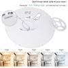 imageBrightever Walnut Wood LED Flush Mount Ceiling Light 12 Inch 24W 3200LM Close to Ceiling Light Fixtures Dimmable amp 2700K6500K 5 Color Selectable Light Fixtures Ceiling Mount 1 Pack5CCTWhite