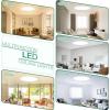 imageBrightever Walnut Wood LED Flush Mount Ceiling Light 12 Inch 24W 3200LM Close to Ceiling Light Fixtures Dimmable amp 2700K6500K 5 Color Selectable Light Fixtures Ceiling Mount 1 Pack5CCTWhite
