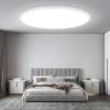 imageBrightever Walnut Wood LED Flush Mount Ceiling Light 12 Inch 24W 3200LM Close to Ceiling Light Fixtures Dimmable amp 2700K6500K 5 Color Selectable Light Fixtures Ceiling Mount 1 Pack5CCTWhite
