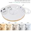 imageBrightever Walnut Wood LED Flush Mount Ceiling Light 12 Inch 24W 3200LM Close to Ceiling Light Fixtures Dimmable amp 2700K6500K 5 Color Selectable Light Fixtures Ceiling Mount 1 Pack5CCTWood