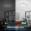 imageCrystal Chandeliers Flush Mount LED Ceiling Light Fixture 5000K Daylight White Super Bright 1980LM 11Inch Dimmable Farmhouse Kitchen Light Modern Ceiling Lamp for Bedroom Bathroom Nursery11 inch