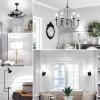 imageE12 LED Candelabra Bulbs 40 Watt Equivalent 4W Vintage Candle Light Bulbs Dimmable 470Lm Warm White 2700K B11 Edison Bulb Filament Clear Glass Lamp Bulb for Chandelier Ceiling Fan 5 Packs60w Daylight White 5000k