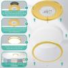imageFlush Mount Ceiling Light Black 30W 4000Lm 5CCT Dimmable LED Ceiling Light Fixture 2700K3000K4000K5000K6500K Adjustable 10 Inch for Hallway Bedroom Bathroom Kitchen Closet Offices Set of 2Brushed Gold