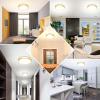 imageFlush Mount Ceiling Light Black 30W 4000Lm 5CCT Dimmable LED Ceiling Light Fixture 2700K3000K4000K5000K6500K Adjustable 10 Inch for Hallway Bedroom Bathroom Kitchen Closet Offices Set of 2Brushed Gold