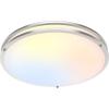 imageFlush Mount Ceiling Light Black 30W 4000Lm 5CCT Dimmable LED Ceiling Light Fixture 2700K3000K4000K5000K6500K Adjustable 10 Inch for Hallway Bedroom Bathroom Kitchen Closet Offices Set of 2Brushed Nickle