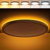 imageBrightever 12 Inch LED Flush Mount Ceiling Light Fixture with Night Light 24W 2400LM Modern Ceiling Light 2700K3000K4000K5000K6500K Selectable amp Dimmable Ceiling Lamp for Bedroom Black 1 PackWhite