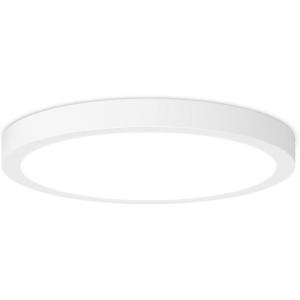 imageBlack LED Flush Mount Ceiling Light Fixture 100W Equivalent Dimmable Modern Recessed Ceiling Lamp 5000K Daylight White 15W 1200Lm 7 Inch Thin Flat Ceiling Light for Closet Kitchen Hallway 1PackWhite