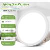 image12Inch LED Flush Mount Ceiling Light Fixture 28W 3200Lm Dimmable Modern Recessed Ceiling Lamp 5000K Daylight White Round Low Profile Ceiling Light for Kitchen Closet Bedroom Hallway Laundry 1PackWhiteDimmable