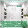 image12Inch LED Flush Mount Ceiling Light Fixture 28W 3200Lm Dimmable Modern Recessed Ceiling Lamp 5000K Daylight White Round Low Profile Ceiling Light for Kitchen Closet Bedroom Hallway Laundry 1PackWhite