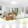 image12Inch LED Flush Mount Ceiling Light Fixture 28W 3200Lm Dimmable Modern Recessed Ceiling Lamp 5000K Daylight White Round Low Profile Ceiling Light for Kitchen Closet Bedroom Hallway Laundry 1PackWhiteDimmable