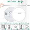 image12Inch LED Flush Mount Ceiling Light Fixture 28W 3200Lm Dimmable Modern Recessed Ceiling Lamp 5000K Daylight White Round Low Profile Ceiling Light for Kitchen Closet Bedroom Hallway Laundry 1PackWhite