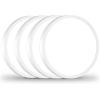 image12Inch LED Flush Mount Ceiling Light Fixture 28W 3200Lm Dimmable Modern Recessed Ceiling Lamp 5000K Daylight White Round Low Profile Ceiling Light for Kitchen Closet Bedroom Hallway Laundry 1PackWhiteDimmable